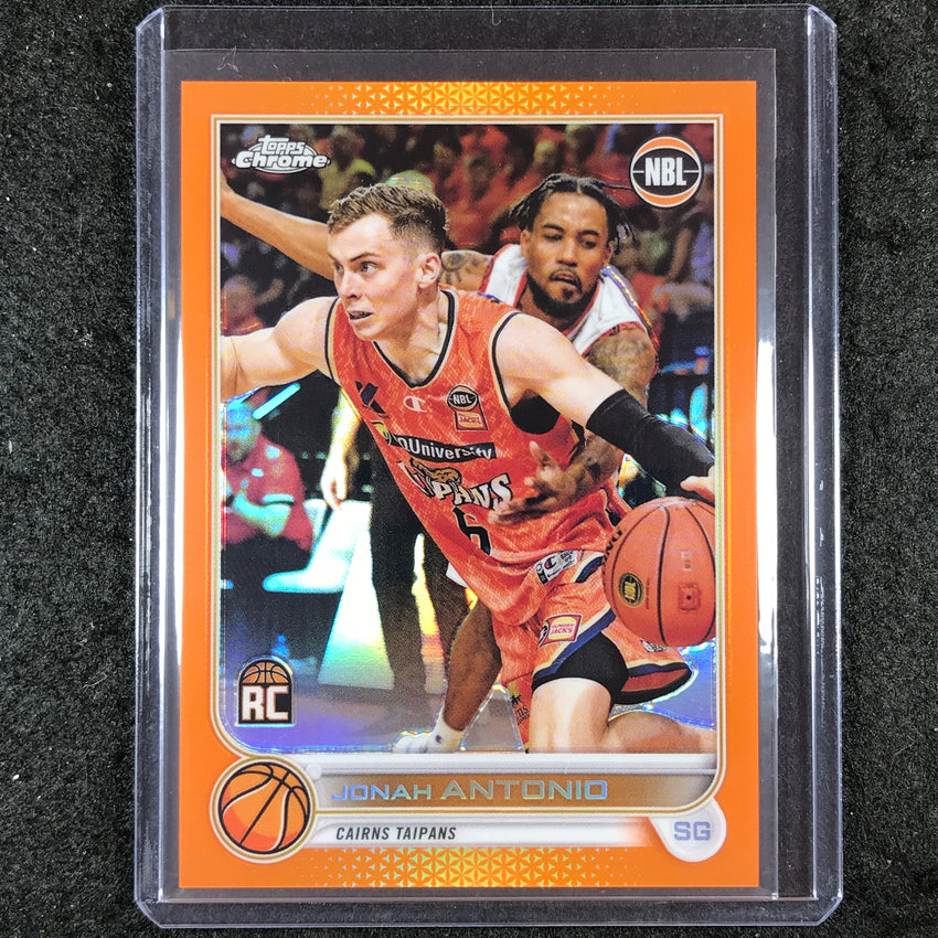 2022-23 Topps Chrome NBL JONAH ANTONIO Rookie Orange 14/25 #21