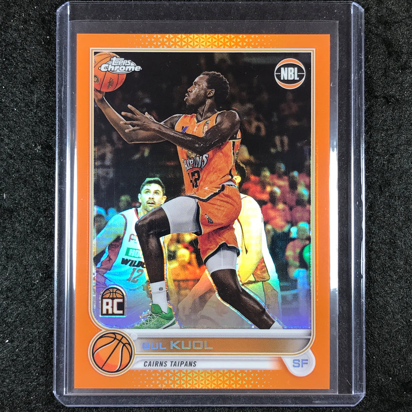 2022-23 Topps Chrome NBL BUL KUOL Rookie Orange 1/25 #26