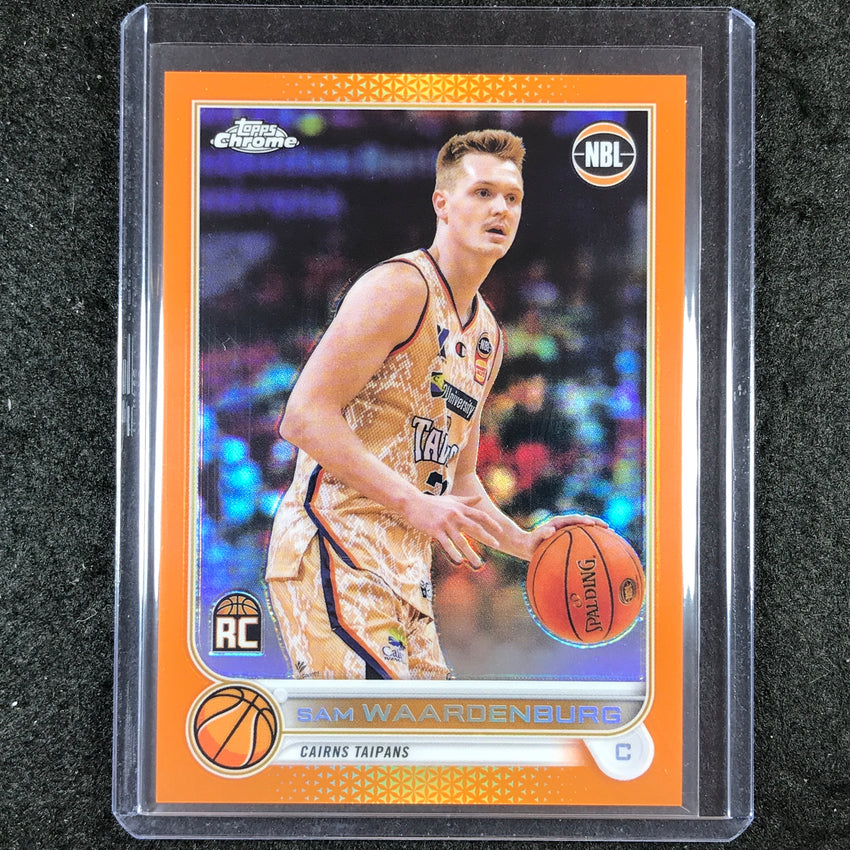 2022-23 Topps Chrome NBL SAM WAARDENBURG Rookie Orange 14/25 #30