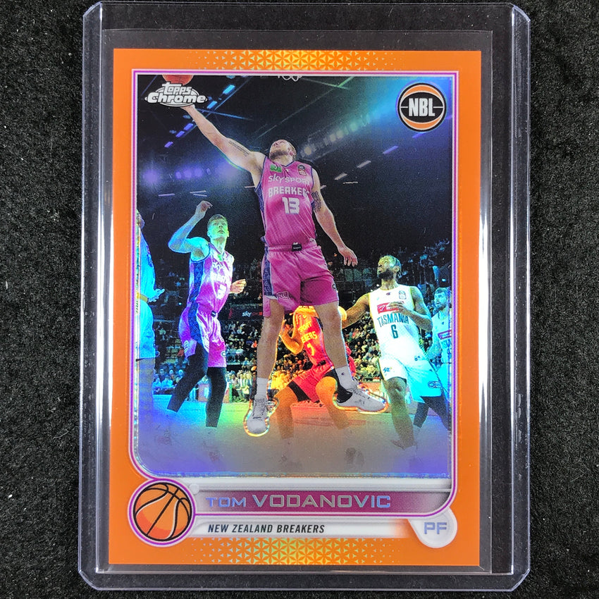 2022-23 Topps Chrome NBL TOM VODANOVIC Orange 21/25 #53