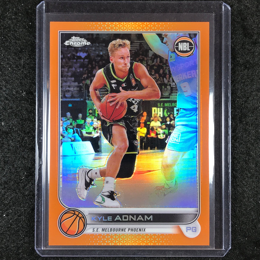 2022-23 Topps Chrome NBL KYLE ADNAM Orange 14/25 #70