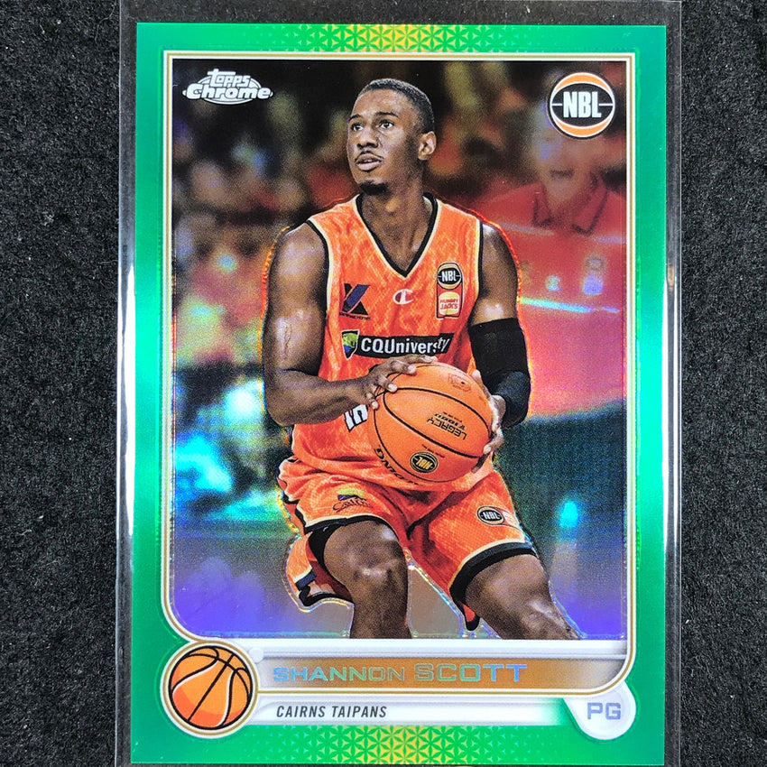 2022-23 Topps Chrome NBL SHANNON SCOTT Green /99 #24