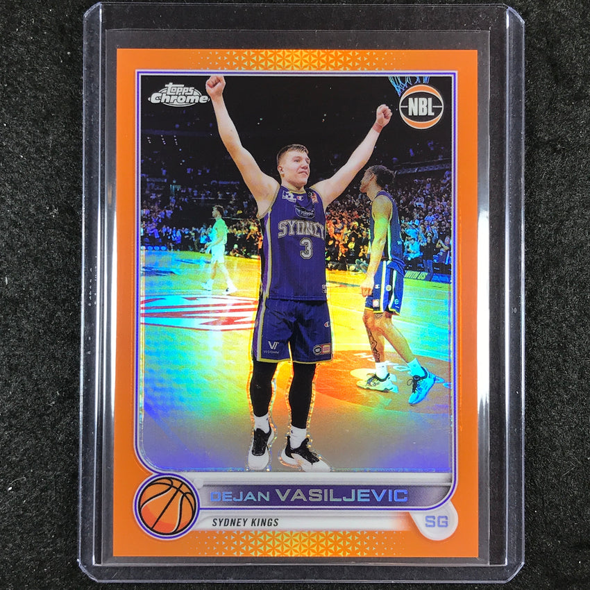 2022-23 Topps Chrome NBL DEJAN VASILJEVIC Orange 19/25 #84