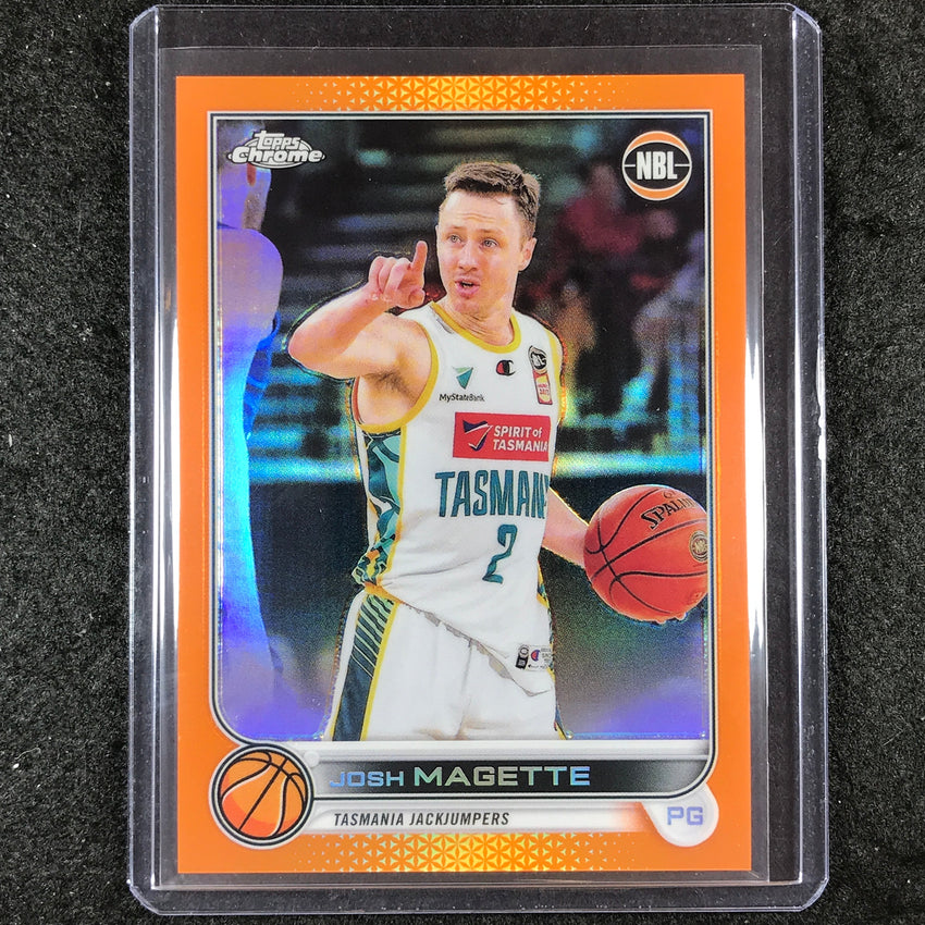 2022-23 Topps Chrome NBL JOSH MAGETTE Orange 1/25 #94