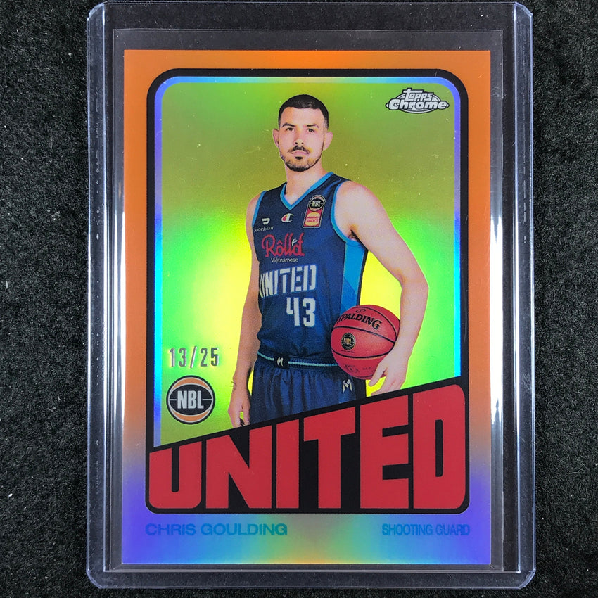 2022-23 Topps Chrome NBL CHRIS GOULDING 1972 Topps Orange 13/25