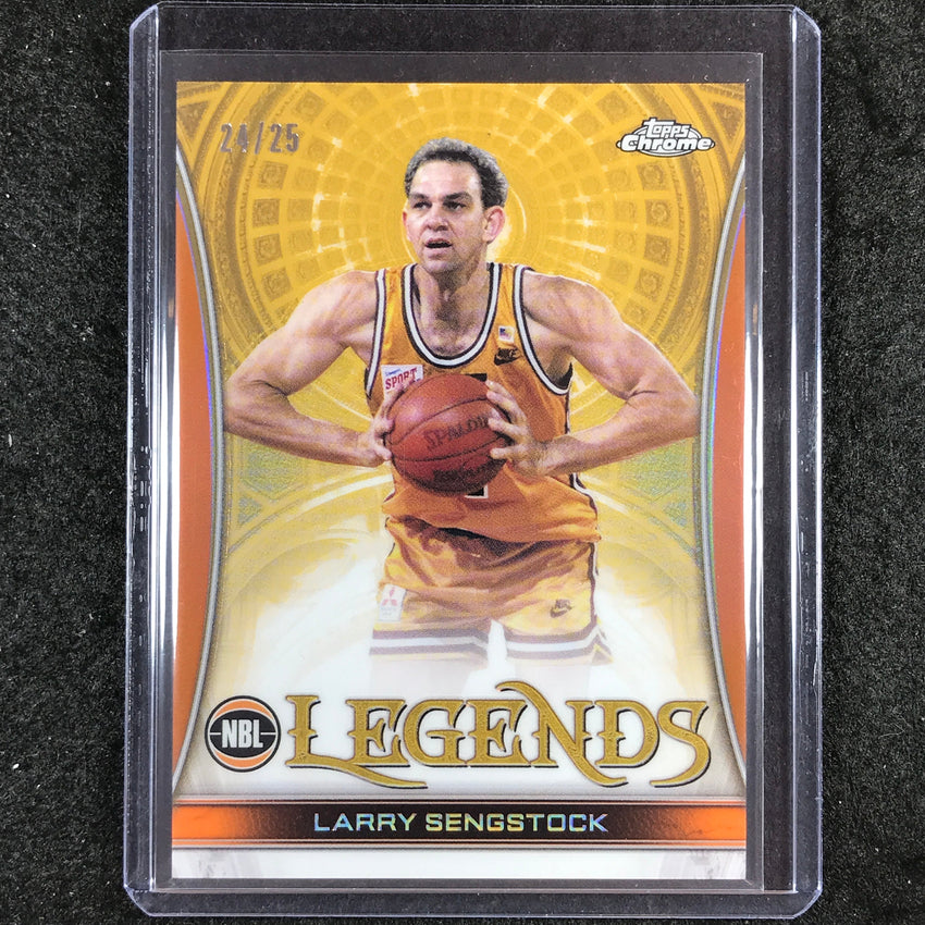 2022-23 Topps Chrome NBL LARRY STENGSTOCK Legends Orange 24/25