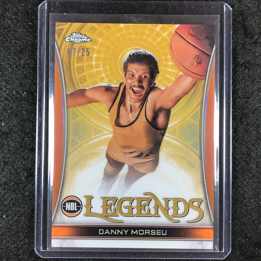 2022-23 Topps Chrome NBL DANNY MORSEU Legends Orange 7/25