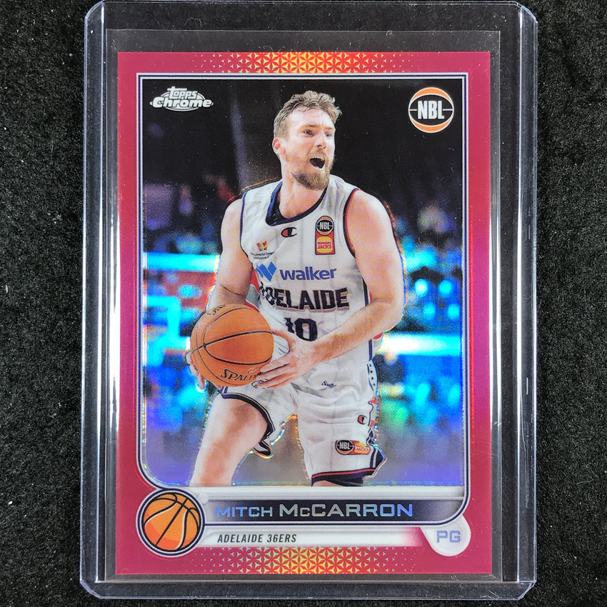 2022-23 Topps Chrome NBL MITCH MCCARRON Red 3/5