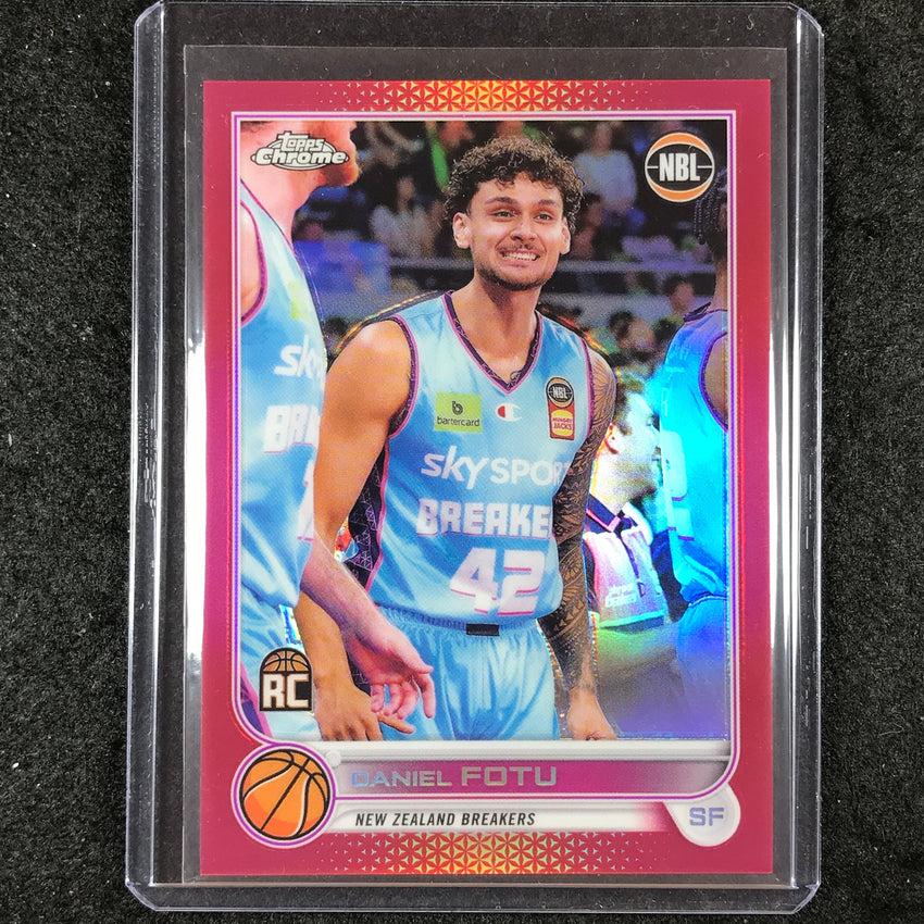 2022-23 Topps Chrome NBL DANIEL FOTU Rookie Red 4/5