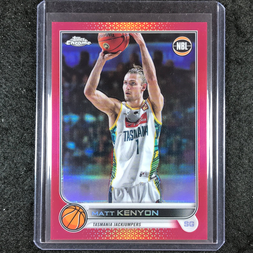 2022-23 Topps Chrome NBL MATT KENYON Red 3/5