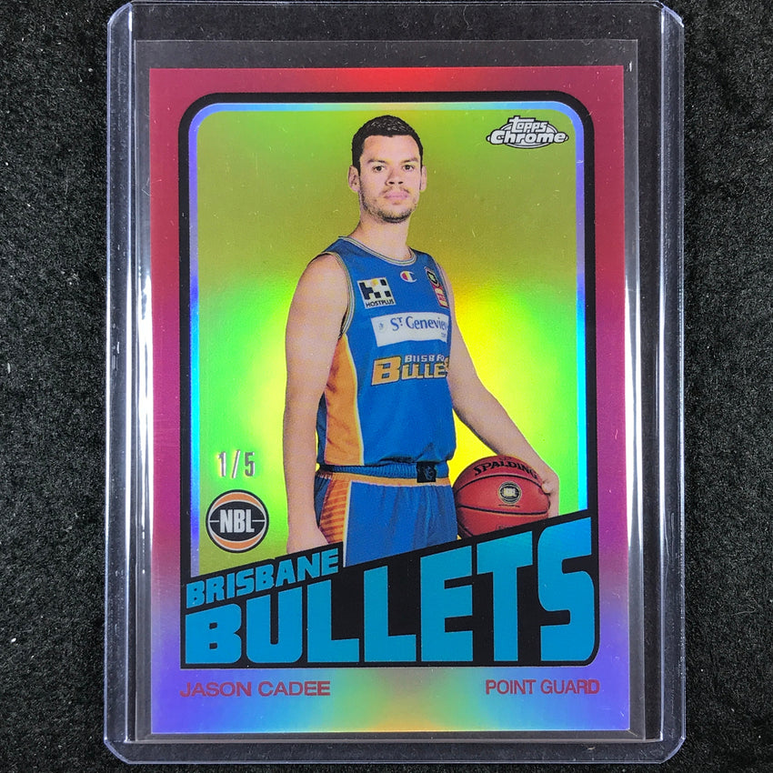 2022-23 Topps Chrome NBL JASON CADEE 1972 Topps Red 1/5