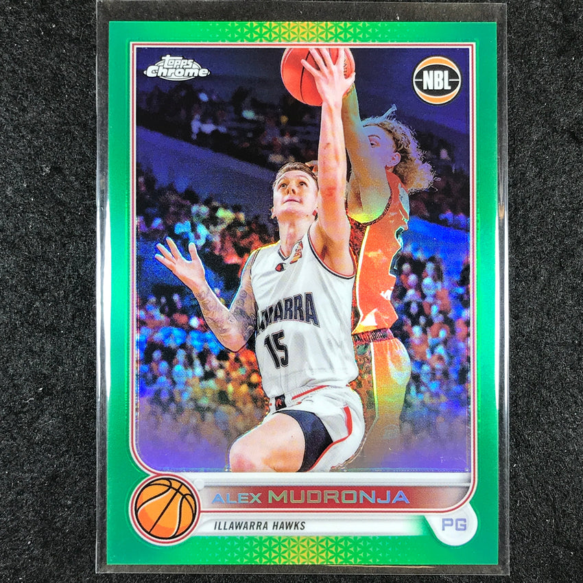 2022-23 Topps Chrome NBL ALEX MUDRONJA Green /99 #38