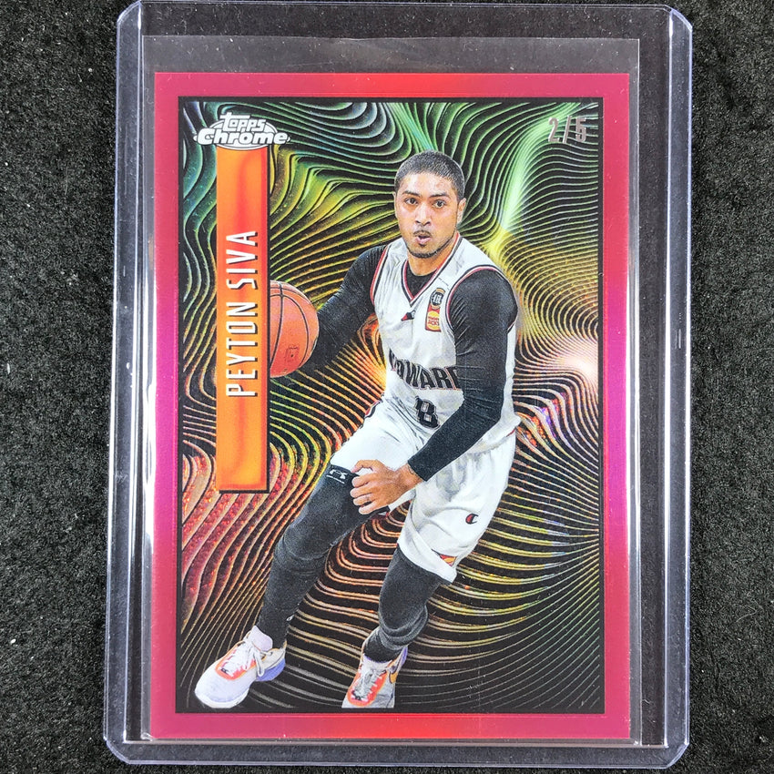 2022-23 Topps Chrome NBL PEYTON SIVA Expose Red 2/5