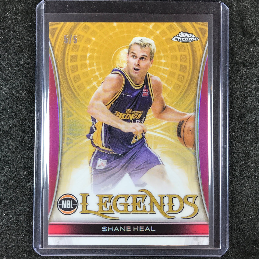2022-23 Topps Chrome NBL SHANE HEAL Legends Red 5/5
