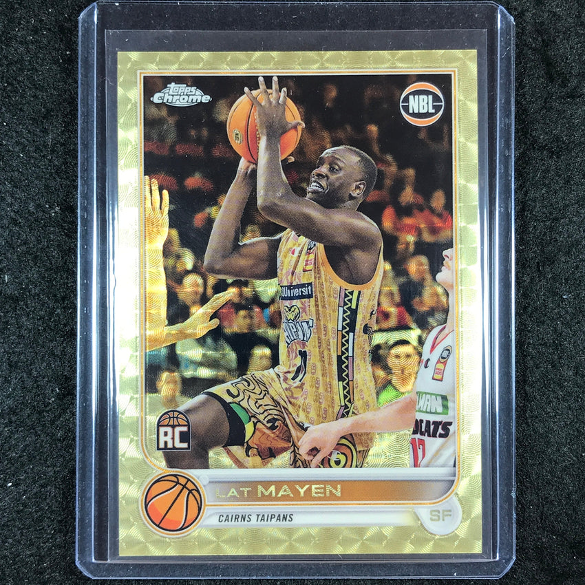 2022-23 Topps Chrome NBL LAT MAYEN Rookie Superfractor 1/1 #27