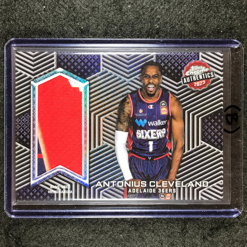 2022-23 Topps Chrome NBL ANTONIUS CLEVELAND Authentics Jersey Relic #AC (B)