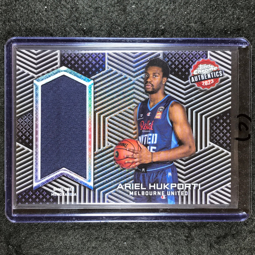 2022-23 Topps Chrome NBL ARIEL HUKPORTI Authentics Jersey Relic #AH (C)