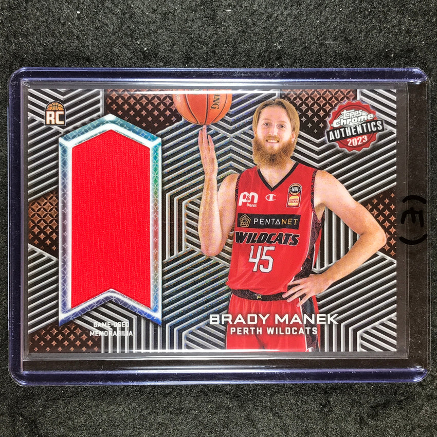 2022-23 Topps Chrome NBL BRADY MANEK Authentics Rookie Jersey Relic #BM (E)