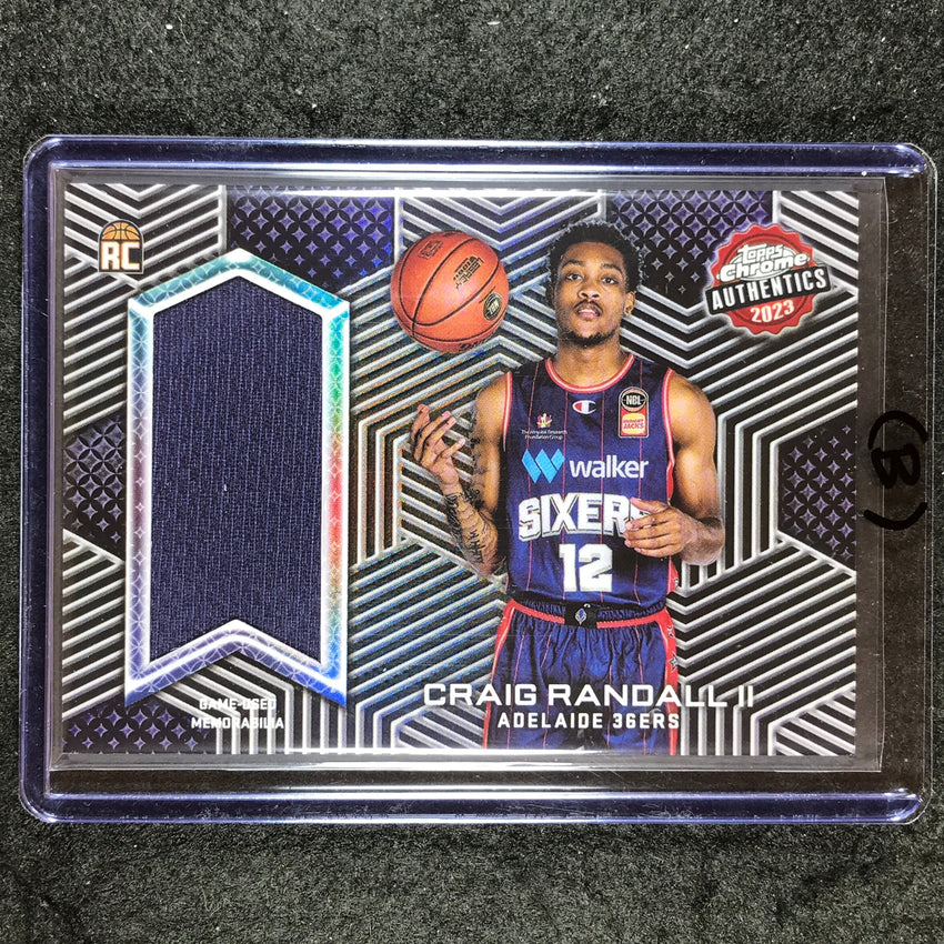 2022-23 Topps Chrome NBL CRAIG RANDALL II Authentics Rookie Jersey Relic #CR (B)