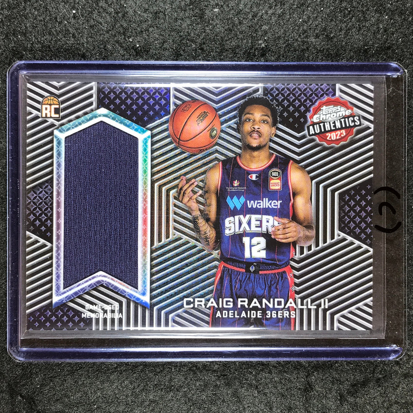 2022-23 Topps Chrome NBL CRAIG RANDALL II Authentics Rookie Jersey Relic #CR (C)