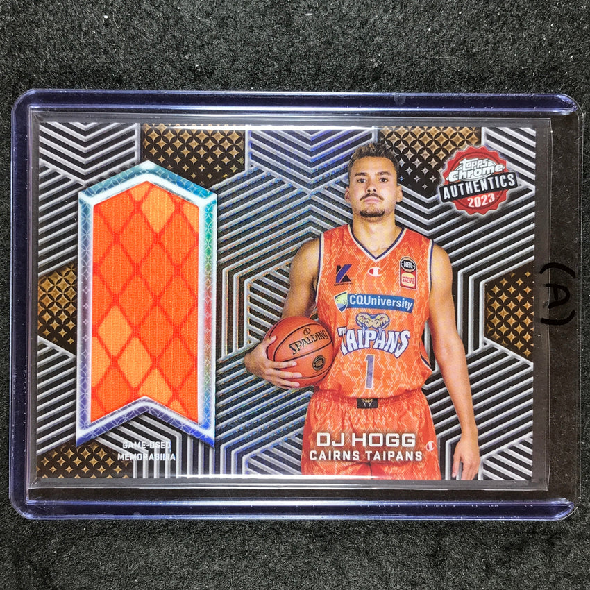 2022-23 Topps Chrome NBL DJ HOGG Authentics Jersey Relic #DH (A)