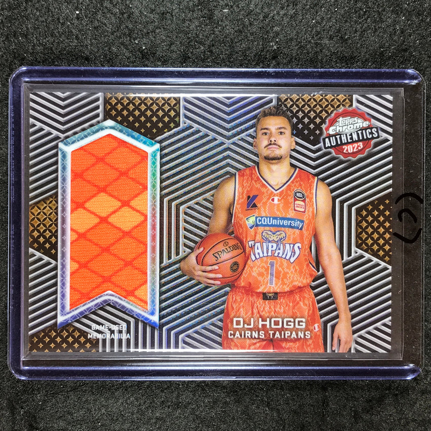 2022-23 Topps Chrome NBL DJ HOGG Authentics Jersey Relic #DH (C)