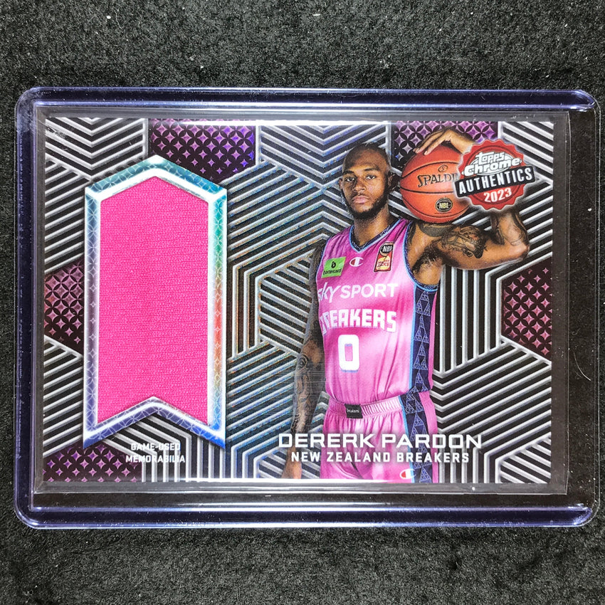 2022-23 Topps Chrome NBL DERERK PARDON Authentics Jersey Relic #DP