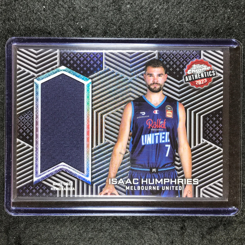 2022-23 Topps Chrome NBL ISAAC HUMPHRIES Authentics Jersey Relic #IH