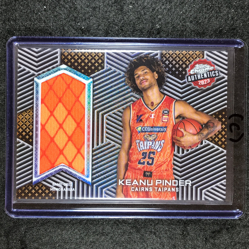 2022-23 Topps Chrome NBL KEANU PINDER Authentics Jersey Relic #KP (C)