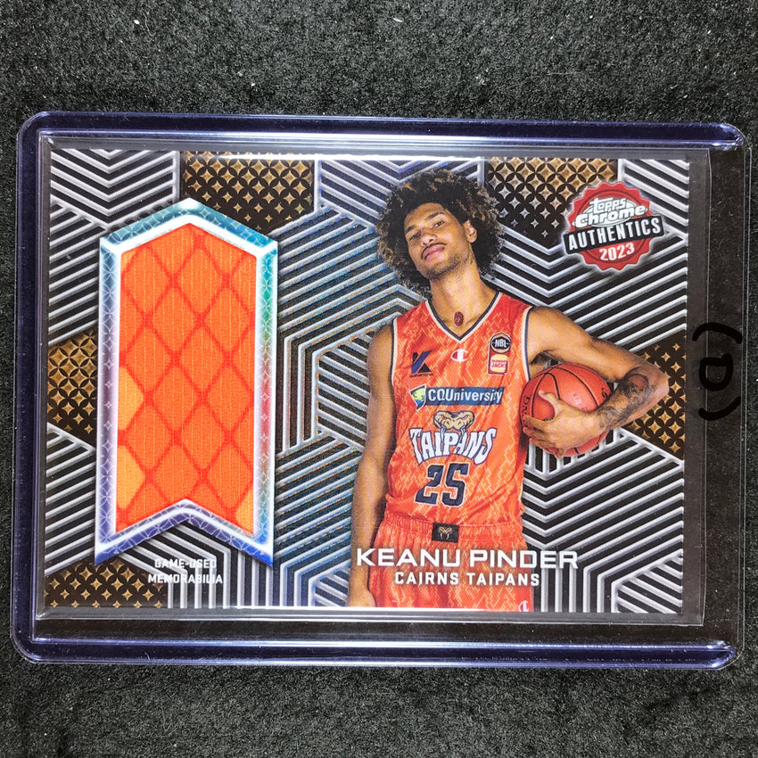 2022-23 Topps Chrome NBL KEANU PINDER Authentics Jersey Relic #KP (D)