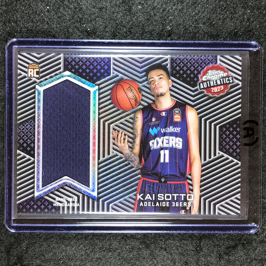 2022-23 Topps Chrome NBL KAI SOTTO Authentics Rookie Jersey Relic #KS (A)