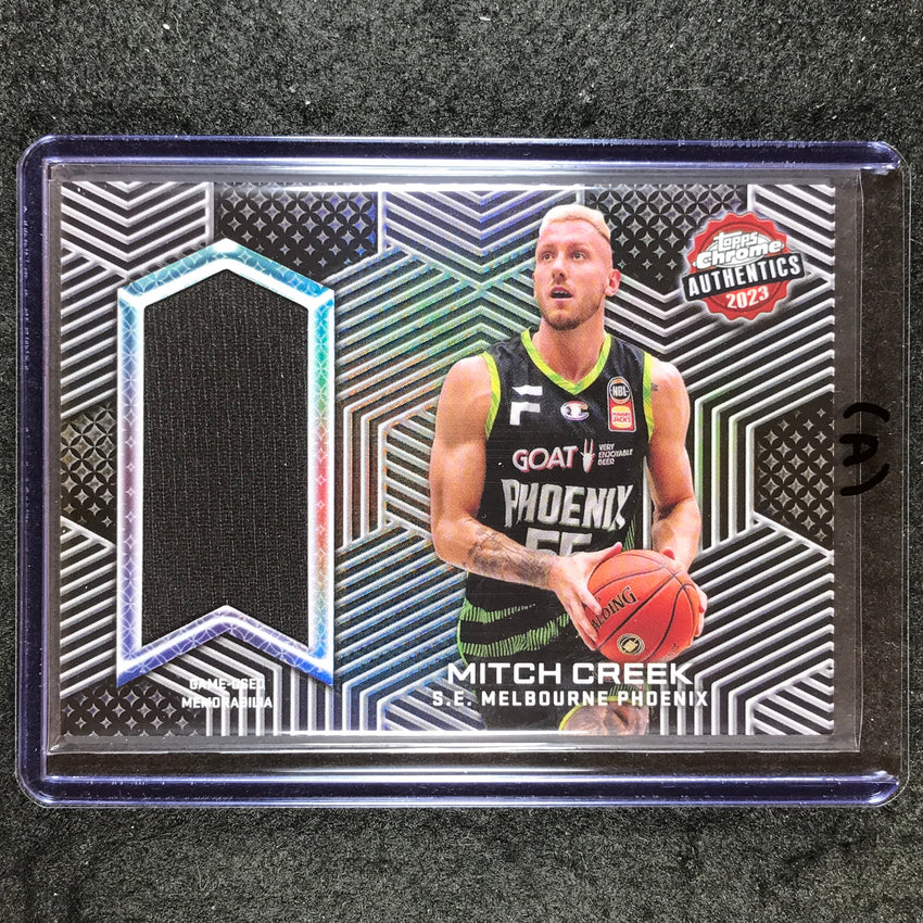 2022-23 Topps Chrome NBL MITCH CREEK Authentics Jersey Relic #MC (A)