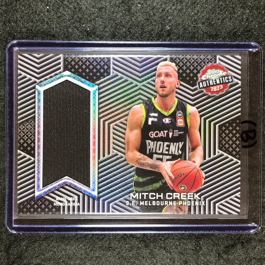 2022-23 Topps Chrome NBL MITCH CREEK Authentics Jersey Relic #MC (B)