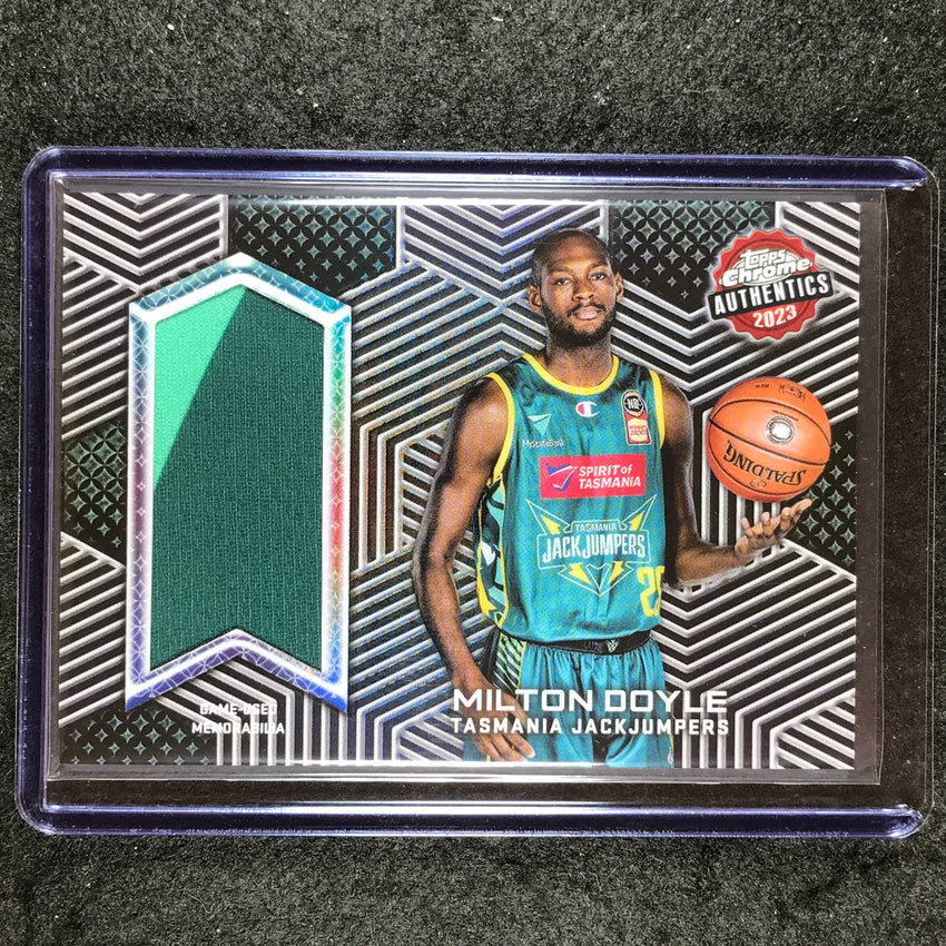 2022-23 Topps Chrome NBL MILTON DOYLE Authentics Jersey Relic #MD