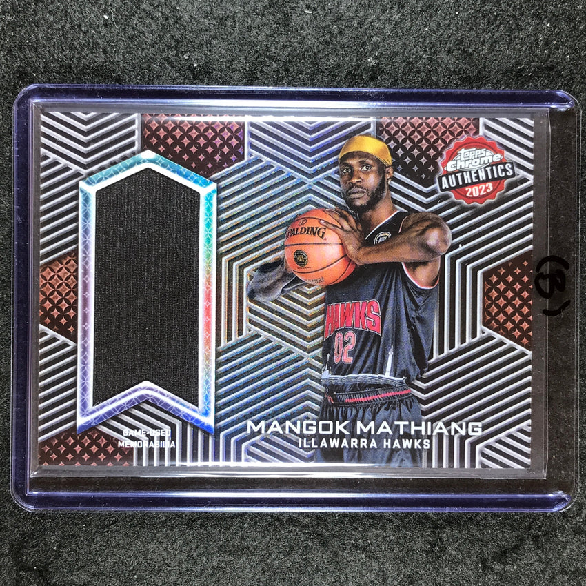 2022-23 Topps Chrome NBL MANGOK MATHIANG Authentics Jersey Relic #MM
