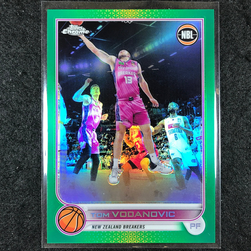 2022-23 Topps Chrome NBL TOM VODANOVIC Green /99 #53
