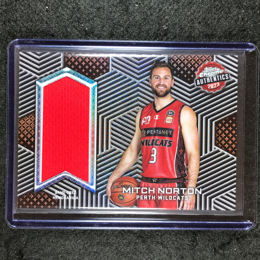 2022-23 Topps Chrome NBL MITCH NORTON Authentics Jersey Relic #MN
