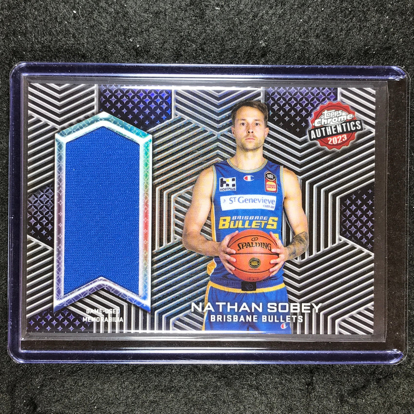 2022-23 Topps Chrome NBL NATHAN SOBEY Authentics Jersey Relic #NS