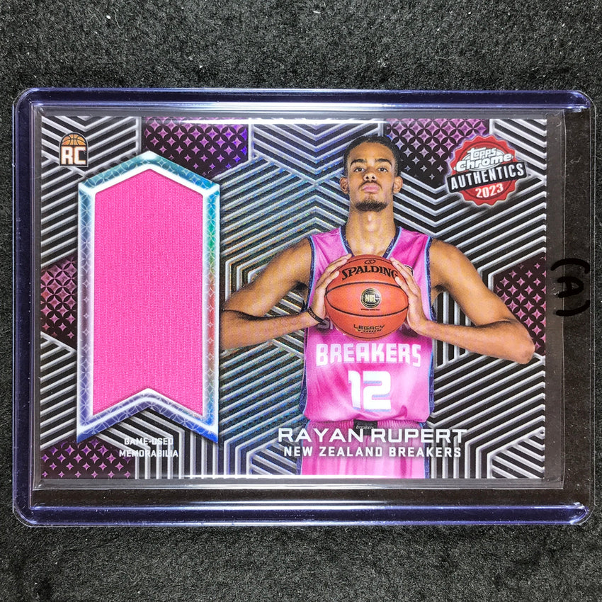 2022-23 Topps Chrome NBL RAYAN RUPERT Authentics Rookie Jersey Relic #RR (A)