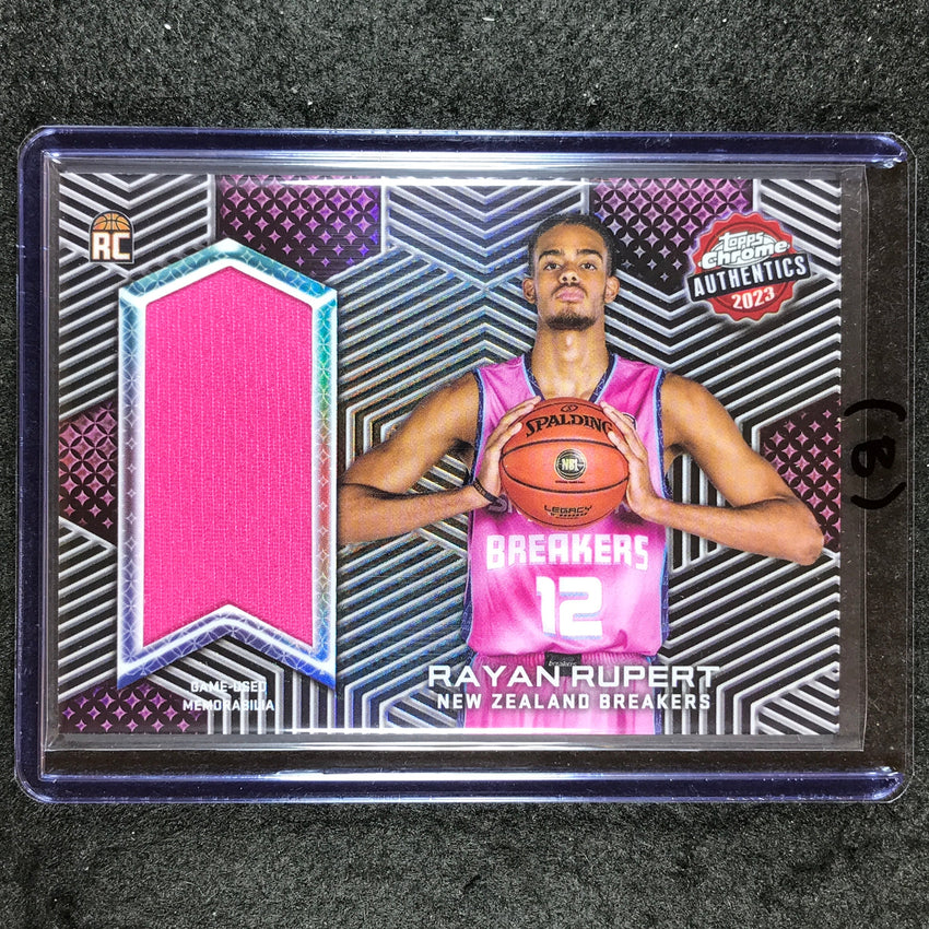 2022-23 Topps Chrome NBL RAYAN RUPERT Authentics Rookie Jersey Relic #RR (B)