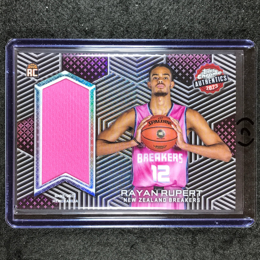 2022-23 Topps Chrome NBL RAYAN RUPERT Authentics Rookie Jersey Relic #RR (C)
