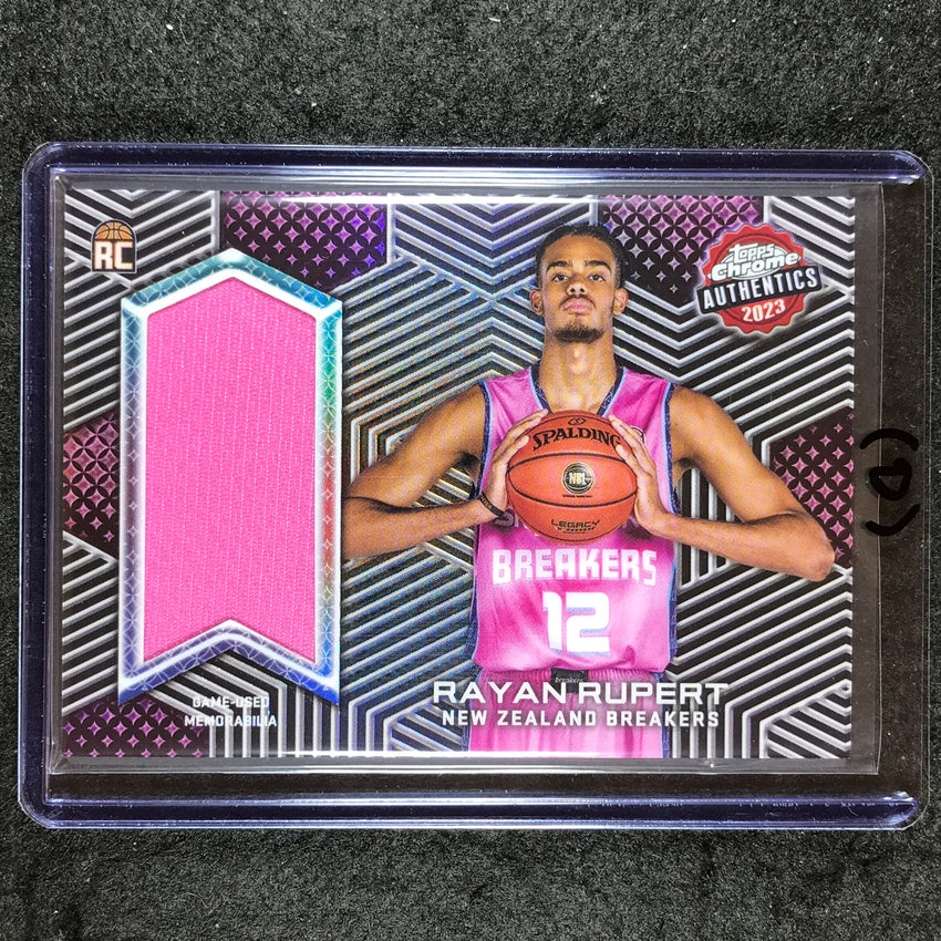 2022-23 Topps Chrome NBL RAYAN RUPERT Authentics Rookie Jersey Relic #RR (D)