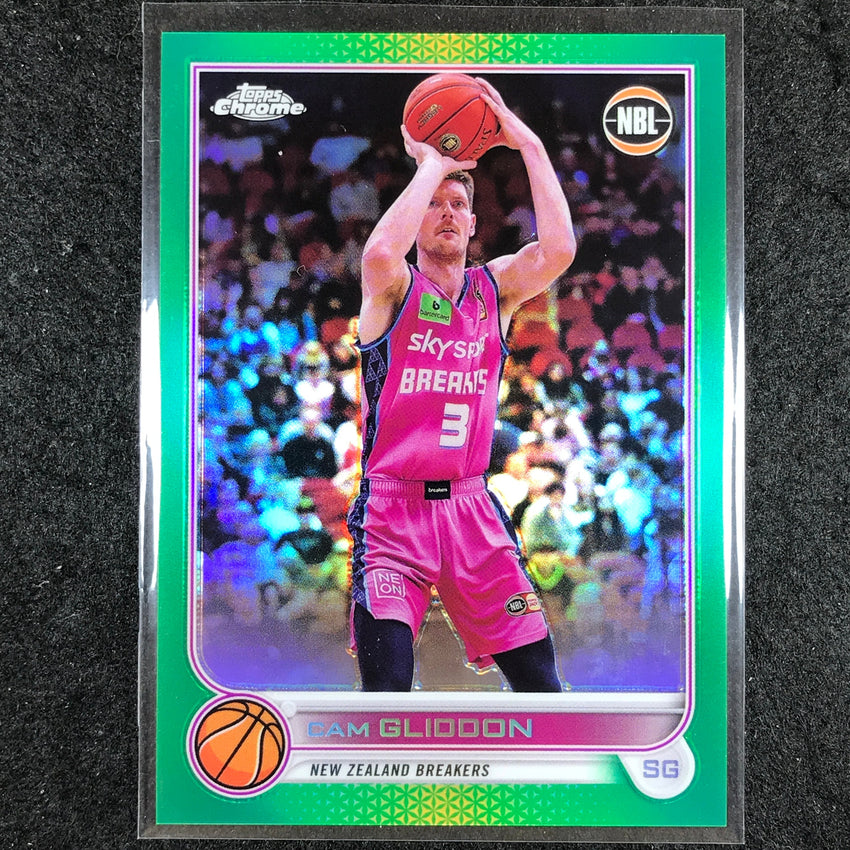 2022-23 Topps Chrome NBL CAM GLIDDON Green /99 #57