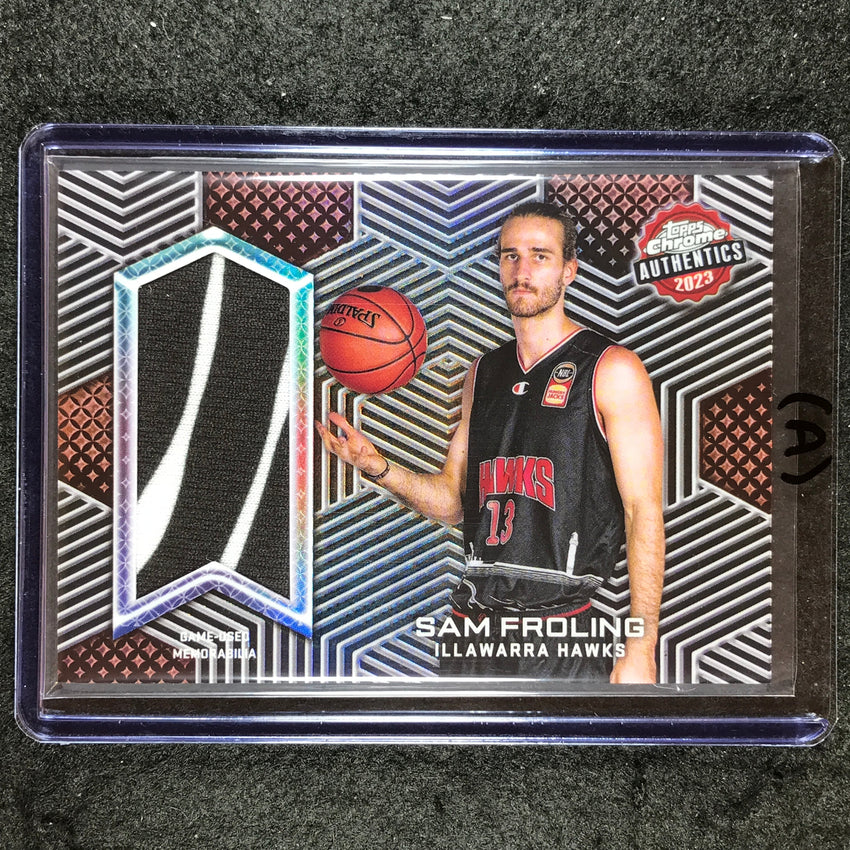 2022-23 Topps Chrome NBL SAM FROLING Authentics Jersey Relic #SF (A)