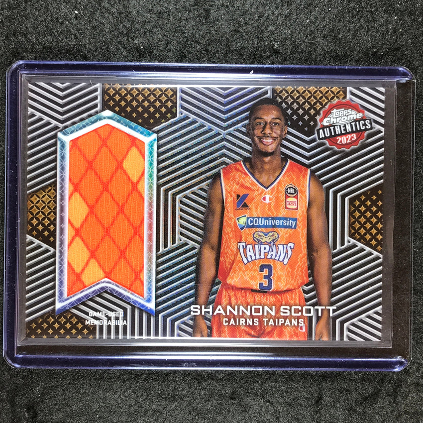 2022-23 Topps Chrome NBL SHANNON SCOTT Authentics Jersey Relic #SS