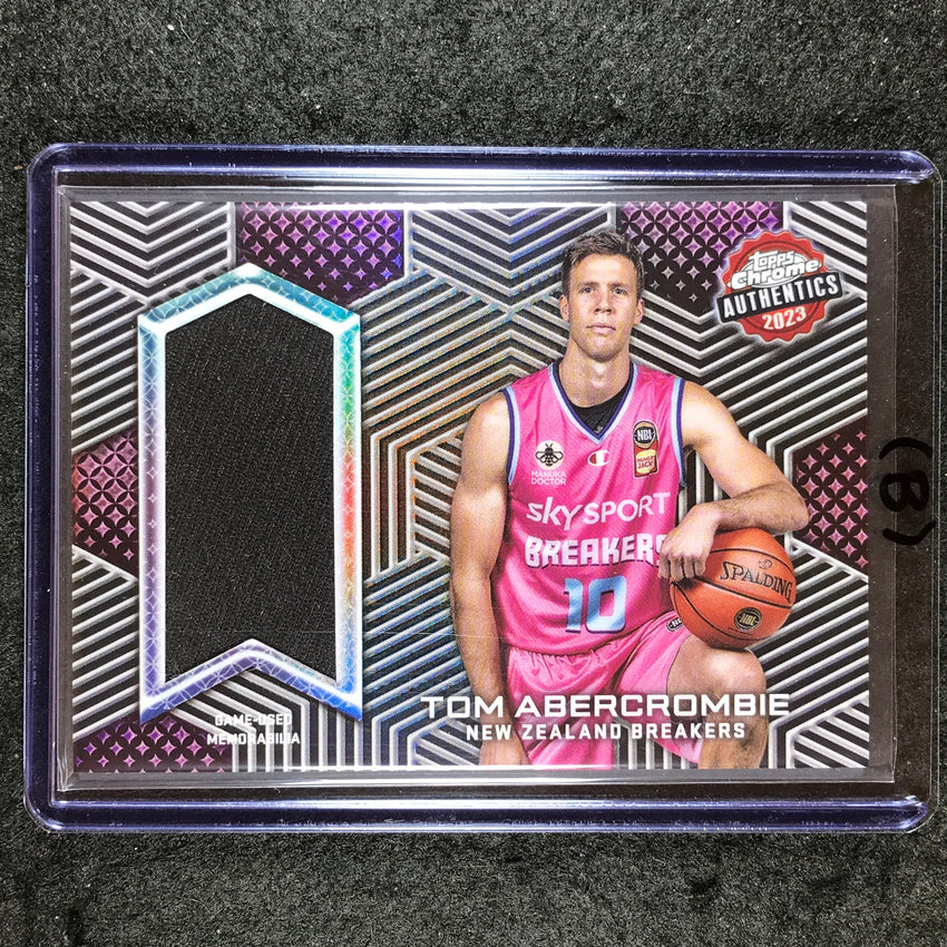 2022-23 Topps Chrome NBL TOM ABERCROMBIE Authentics Jersey Relic #TA (B)