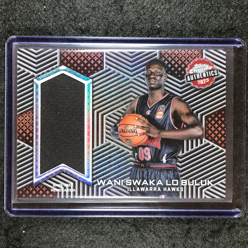 2022-23 Topps Chrome NBL WANI SWAKA LO BULUK Authentics Jersey Relic #WS