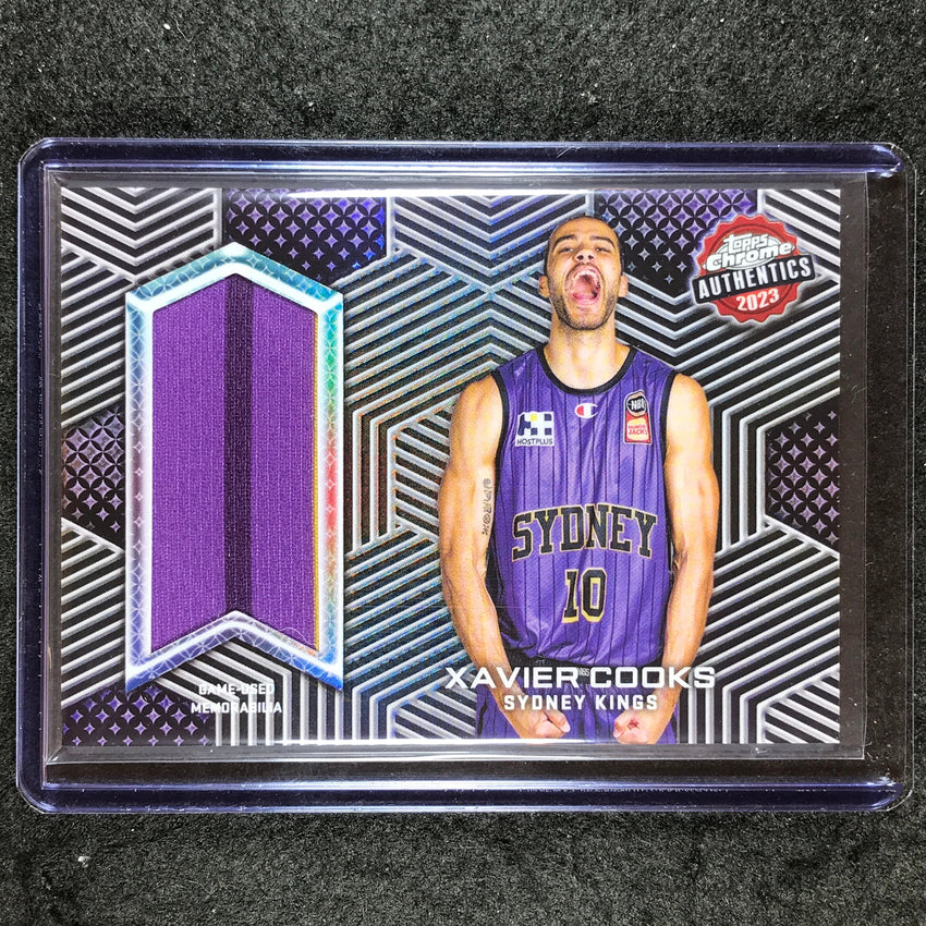 2022-23 Topps Chrome NBL XAVIER COOKS Authentics Jersey Relic #XC