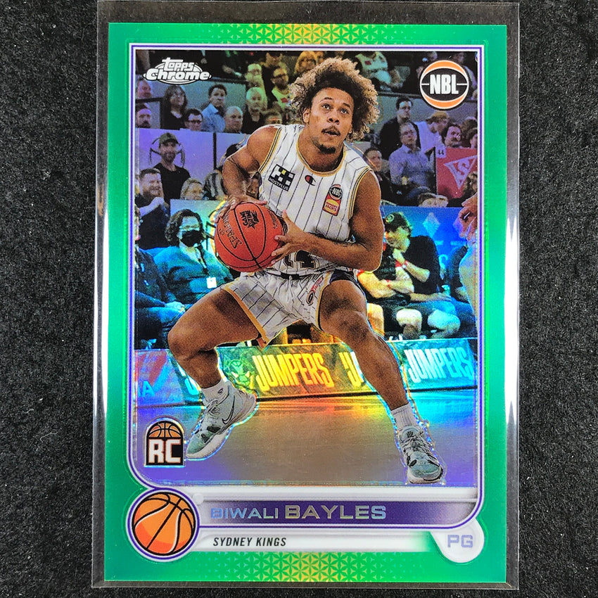 2022-23 Topps Chrome NBL BIWALI BAYLES Rookie Green /99 #80