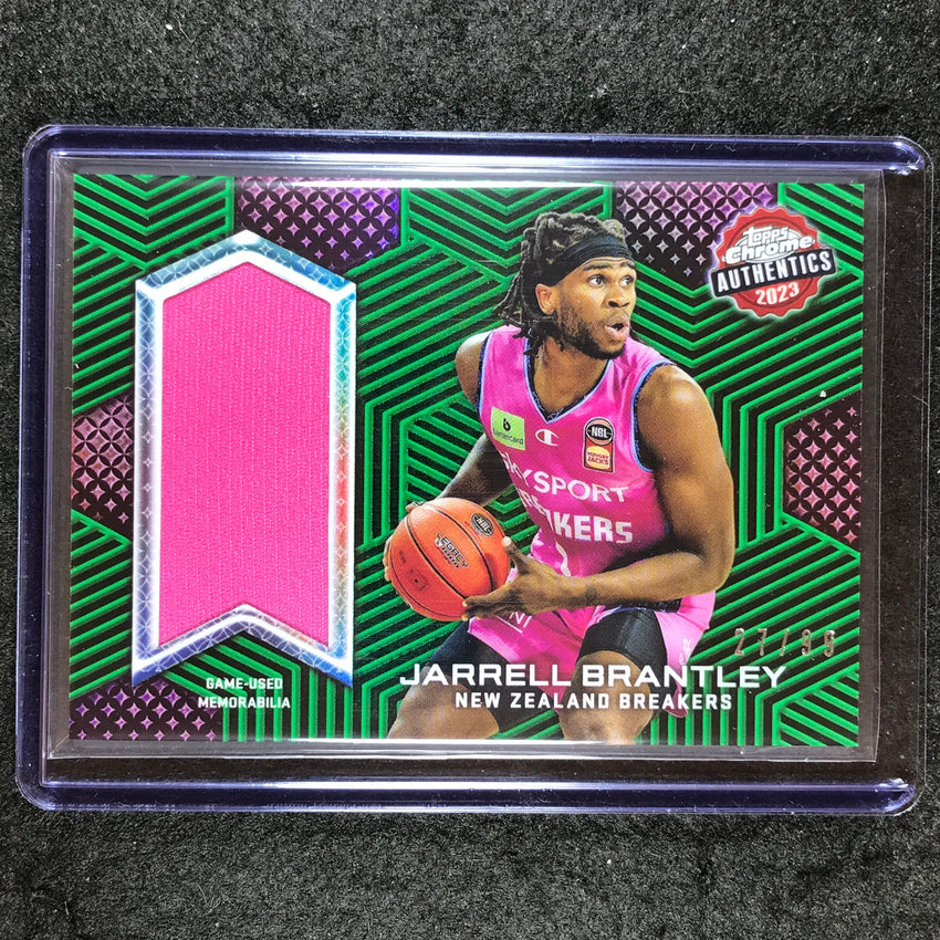 2022-23 Topps Chrome NBL JARRELL BRANTLEY Authentics Jersey Relic Green 27/99